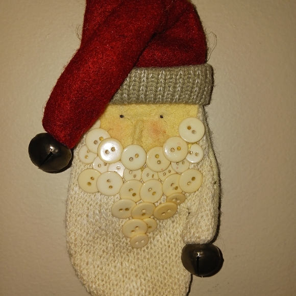 Really cute primitive hanging santa decor - Picture 2 of 2